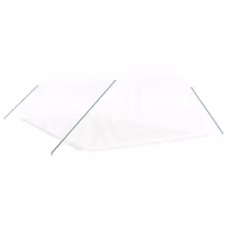 vidaXL Greenhouse Plant House with Steel Frame Polytunnel Greenhouse White - white, 8 x 4 x 2 m - Additional view 2