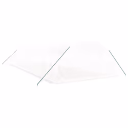 vidaXL Greenhouse Plant House with Steel Frame Polytunnel Greenhouse White - white, 12 x 4 x 2 m - Additional view 2