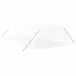 vidaXL Greenhouse Plant House with Steel Frame Polytunnel Greenhouse White - white, 12 x 4 x 2 m - Additional view 5
