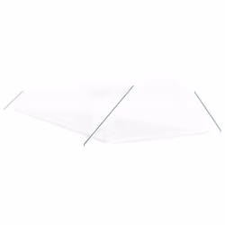 vidaXL Greenhouse Plant House with Steel Frame Polytunnel Greenhouse White - white, 18 x 4 x 2 m