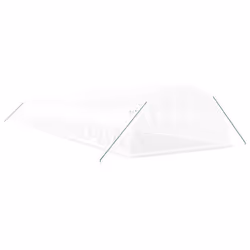 vidaXL Greenhouse Plant House with Steel Frame Polytunnel Greenhouse White - white, 18 x 4 x 2 m - Additional view 5