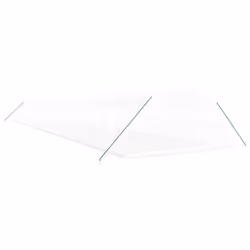 vidaXL Greenhouse Plant House with Steel Frame Polytunnel Greenhouse White - white, 20 x 4 x 2 m - Additional view 2