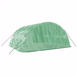 vidaXL Greenhouse Plant House with Steel Frame Polytunnel Greenhouse Green - Additional view 5