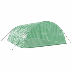 vidaXL Greenhouse Plant House with Steel Frame Polytunnel Greenhouse Green - green, 6 x 5 x 2.3 m - Additional view 5