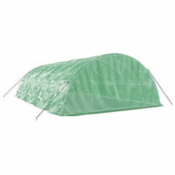 vidaXL Greenhouse Plant House with Steel Frame Polytunnel Greenhouse Green - green, 8 x 5 x 2.3 m - Additional view 5