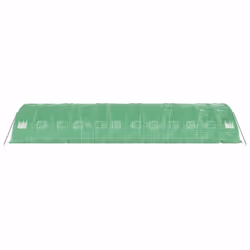 vidaXL Greenhouse Plant House with Steel Frame Polytunnel Greenhouse Green - green, 12 x 5 x 2.3 m - Additional view 4