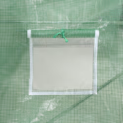 vidaXL Greenhouse Plant House with Steel Frame Polytunnel Greenhouse Green - green, 14 x 5 x 2.3 m - Additional view 9