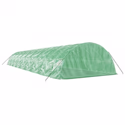 vidaXL Greenhouse Plant House with Steel Frame Polytunnel Greenhouse Green - green, 18 x 5 x 2.3 m - Additional view 5