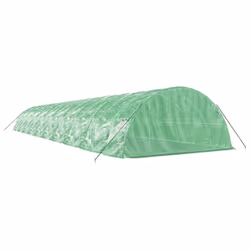 vidaXL Greenhouse Plant House with Steel Frame Polytunnel Greenhouse Green - green, 20 x 5 x 2.3 m - Additional view 5