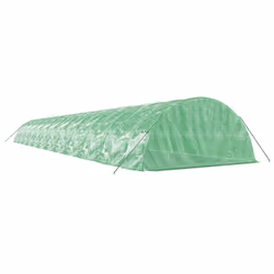 vidaXL Greenhouse Plant House with Steel Frame Polytunnel Greenhouse Green - green, 24 x 5 x 2.3 m - Additional view 5