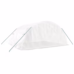 vidaXL Greenhouse Plant House with Steel Frame Polytunnel Greenhouse Green - white, 5 x 4 x 2.3 m - Additional view 5