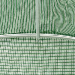 vidaXL Greenhouse Plant House with Steel Frame Polytunnel Greenhouse Green - green, 6 x 4 x 2.85 m - Additional view 8