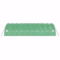 vidaXL Greenhouse Plant House with Steel Frame Polytunnel Greenhouse Green - green, 10 x 6 x 2.85 m - Additional view 4