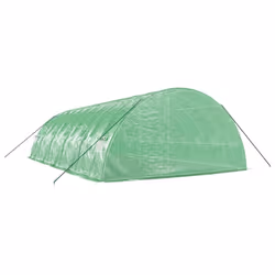 vidaXL Greenhouse Plant House with Steel Frame Polytunnel Greenhouse Green - green, 10 x 6 x 2.85 m - Additional view 5