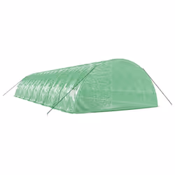 vidaXL Greenhouse Plant House with Steel Frame Polytunnel Greenhouse Green - green, 16 x 6 x 2.85 m - Additional view 5