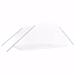 vidaXL Greenhouse Plant House with Steel Frame Polytunnel Greenhouse Green - white, 6 x 4 x 2.85 m - Additional view 2