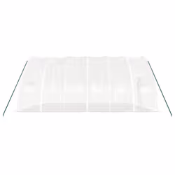 vidaXL Greenhouse Plant House with Steel Frame Polytunnel Greenhouse Green - white, 6 x 6 x 2.85 m - Additional view 4
