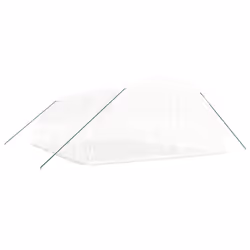 vidaXL Greenhouse Plant House with Steel Frame Polytunnel Greenhouse Green - white, 8 x 6 x 2.85 m - Additional view 2