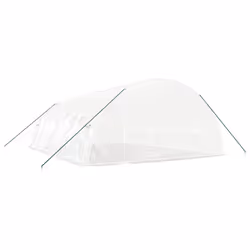 vidaXL Greenhouse Plant House with Steel Frame Polytunnel Greenhouse Green - white, 8 x 6 x 2.85 m - Additional view 5