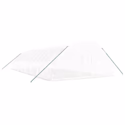 vidaXL Greenhouse Plant House with Steel Frame Polytunnel Greenhouse Green - white, 14 x 6 x 2.85 m