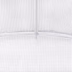 vidaXL Greenhouse Plant House with Steel Frame Polytunnel Greenhouse Green - white, 14 x 6 x 2.85 m - Additional view 8