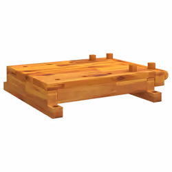 vidaXL Workbench Tabletop Workstation Pro Work Top with Vice Solid Wood Acacia - Additional view 7