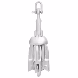 vidaXL Folding Anchor Grappling Portable Grapnel Marine Boat Anchor Silver Iron - without rope, 0.7 kg