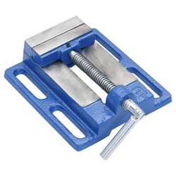 vidaXL Drill Press Vise Workbench Vice Milling Machine Vice Blue Cast Iron - 76 mm