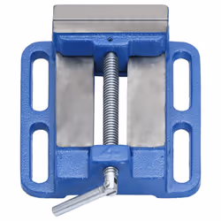 vidaXL Drill Press Vise Workbench Vice Milling Machine Vice Blue Cast Iron - 100 mm