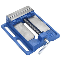 vidaXL Drill Press Vise Workbench Vice Milling Machine Vice Blue Cast Iron - 121 mm