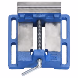 vidaXL Drill Press Vise Workbench Vice Milling Machine Vice Blue Cast Iron - 121 mm