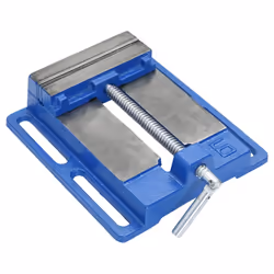 vidaXL Drill Press Vise Workbench Vice Milling Machine Vice Blue Cast Iron - 150 mm