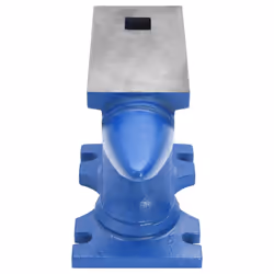 vidaXL Anvil Single Horn Anvil Work Blacksmith Tool Blue 10.9 kg Cast Iron