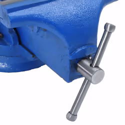 vidaXL Bench Vise Metalworking Workbench Vise Table Top Vise Blue Cast Iron - 150 mm - Additional view 5