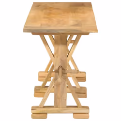 vidaXL Bench Wooden Bench Chair Dining Bench Hallway Bench Solid Wood Mango