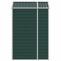 vidaXL Garden Shed Outdoor Storage Shed Patio Yard Tool Shed Galvanised Steel - green, 191 x 130 x 198 cm - Additional view 5