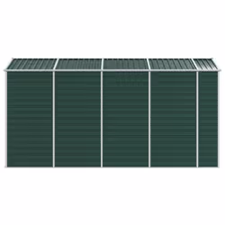 vidaXL Garden Shed Outdoor Storage Shed Patio Yard Tool Shed Galvanised Steel - green, 191 x 385 x 198 cm - Additional view 5
