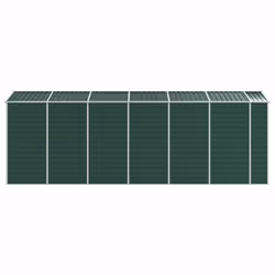 vidaXL Garden Shed Outdoor Storage Shed Patio Yard Tool Shed Galvanised Steel - green, 191 x 555 x 198 cm - Additional view 5