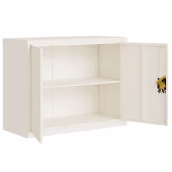 vidaXL File Cabinet Storage Cabinet Office Filing Cabinet Storage Unit Steel - white, 90 x 40 x 110 cm - Additional view 8
