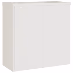 vidaXL File Cabinet Storage Cabinet Office Filing Cabinet Storage Unit Steel - white, 90 x 40 x 130 cm - Additional view 3