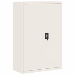 vidaXL File Cabinet Storage Cabinet Office Filing Cabinet Storage Unit Steel - white, 90 x 40 x 180 cm - Additional view 6