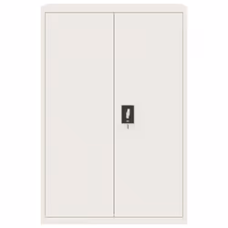 vidaXL File Cabinet Storage Cabinet Office Filing Cabinet Storage Unit Steel - white, 90 x 40 x 180 cm - Additional view 7