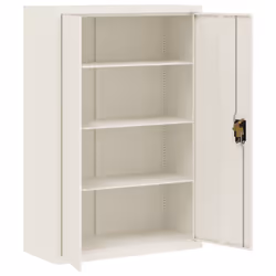 vidaXL File Cabinet Storage Cabinet Office Filing Cabinet Storage Unit Steel - white, 90 x 40 x 180 cm - Additional view 8
