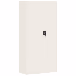 vidaXL File Cabinet Storage Cabinet Office Filing Cabinet Storage Unit Steel - white, 90 x 40 x 220 cm - Additional view 6