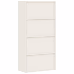 vidaXL File Cabinet Storage Cabinet Office Filing Cabinet Storage Unit Steel - white, 90 x 40 x 220 cm - Additional view 9