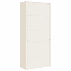 vidaXL File Cabinet Storage Cabinet Office Filing Cabinet Storage Unit Steel - white, 90 x 40 x 240 cm - Additional view 3