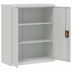 vidaXL File Cabinet Storage Cabinet Office Filing Cabinet Storage Unit Steel - light grey, 90 x 40 x 145 cm - Additional view 8