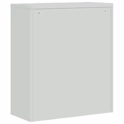 vidaXL File Cabinet Storage Cabinet Office Filing Cabinet Storage Unit Steel - light grey, 90 x 40 x 145 cm - Additional view 9
