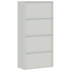vidaXL File Cabinet Storage Cabinet Office Filing Cabinet Storage Unit Steel - light grey, 90 x 40 x 220 cm - Additional view 9