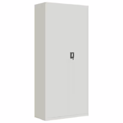 vidaXL File Cabinet Storage Cabinet Office Filing Cabinet Storage Unit Steel - light grey, 90 x 40 x 240 cm - Additional view 6